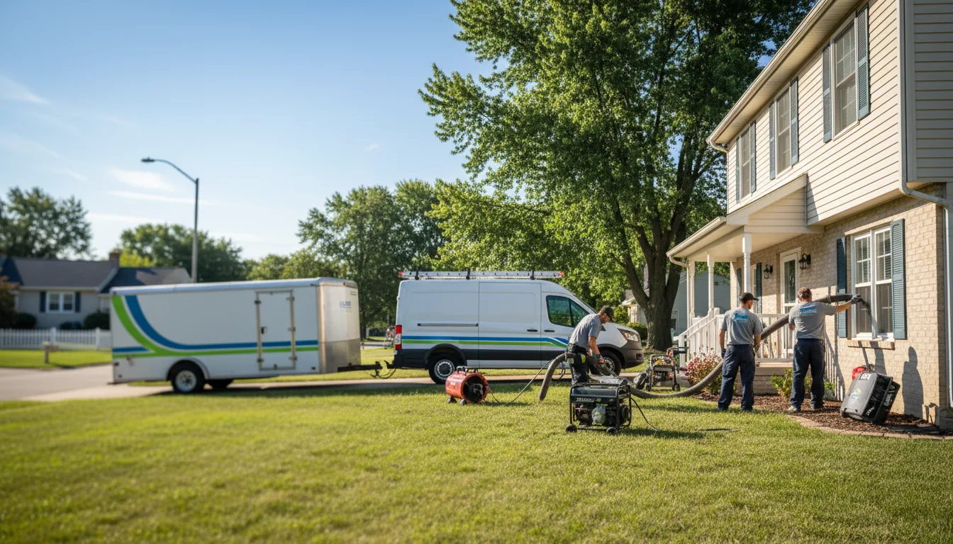Flooded Basement Restoration And Cleanup With Repair in Decatur, OH near me